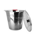 410 Stainless Steel Soup Bucket with Handle